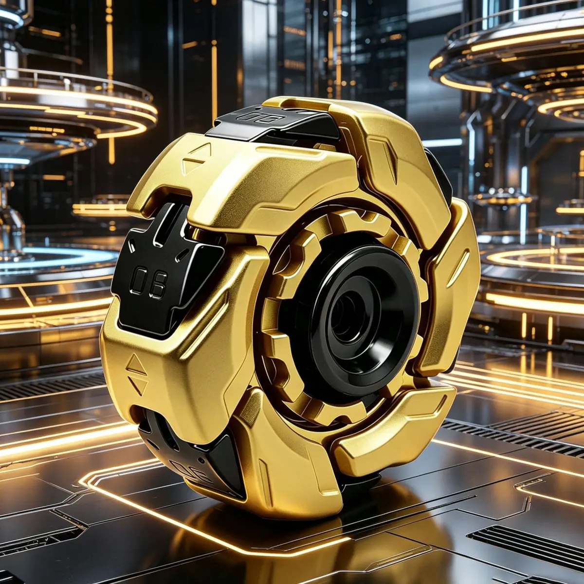 Gold & Black