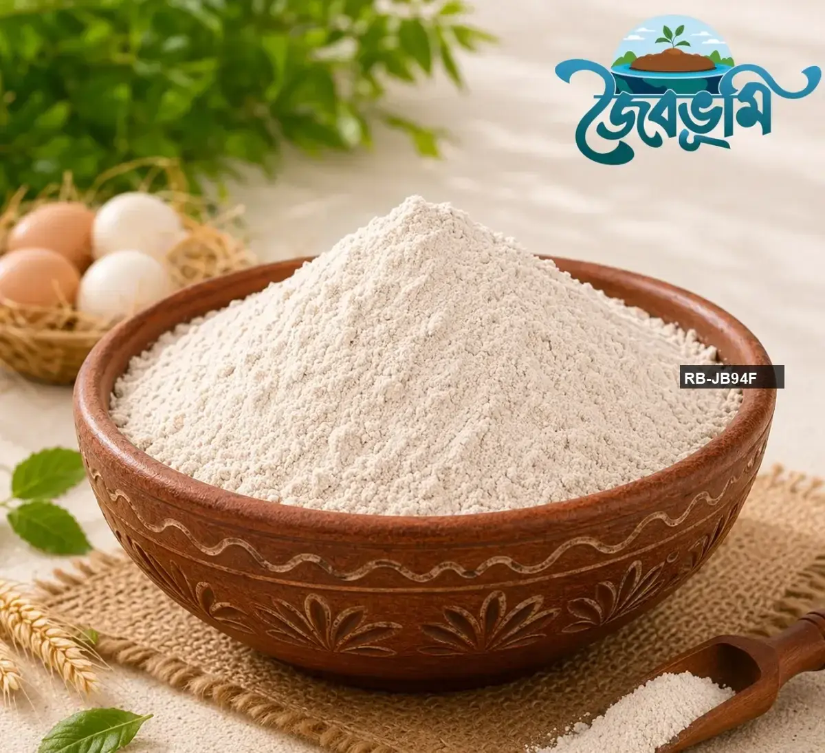 ডিমের খোসার গুঁড়া – Egg Shell Powder / Dim er Khosar Powder | Organic Calcium Fertilizer
