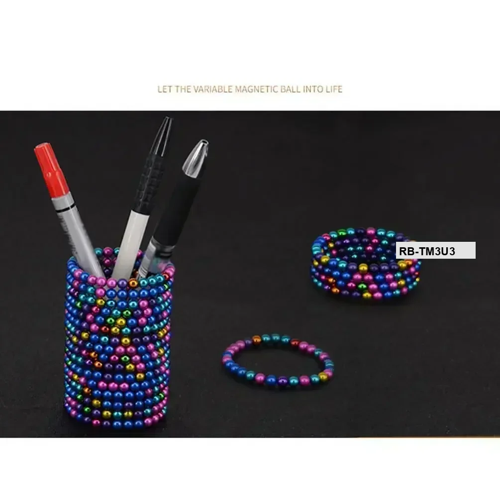 216 Pieces Magnetic Ball - Child Early Education & World Class Desk Toy
