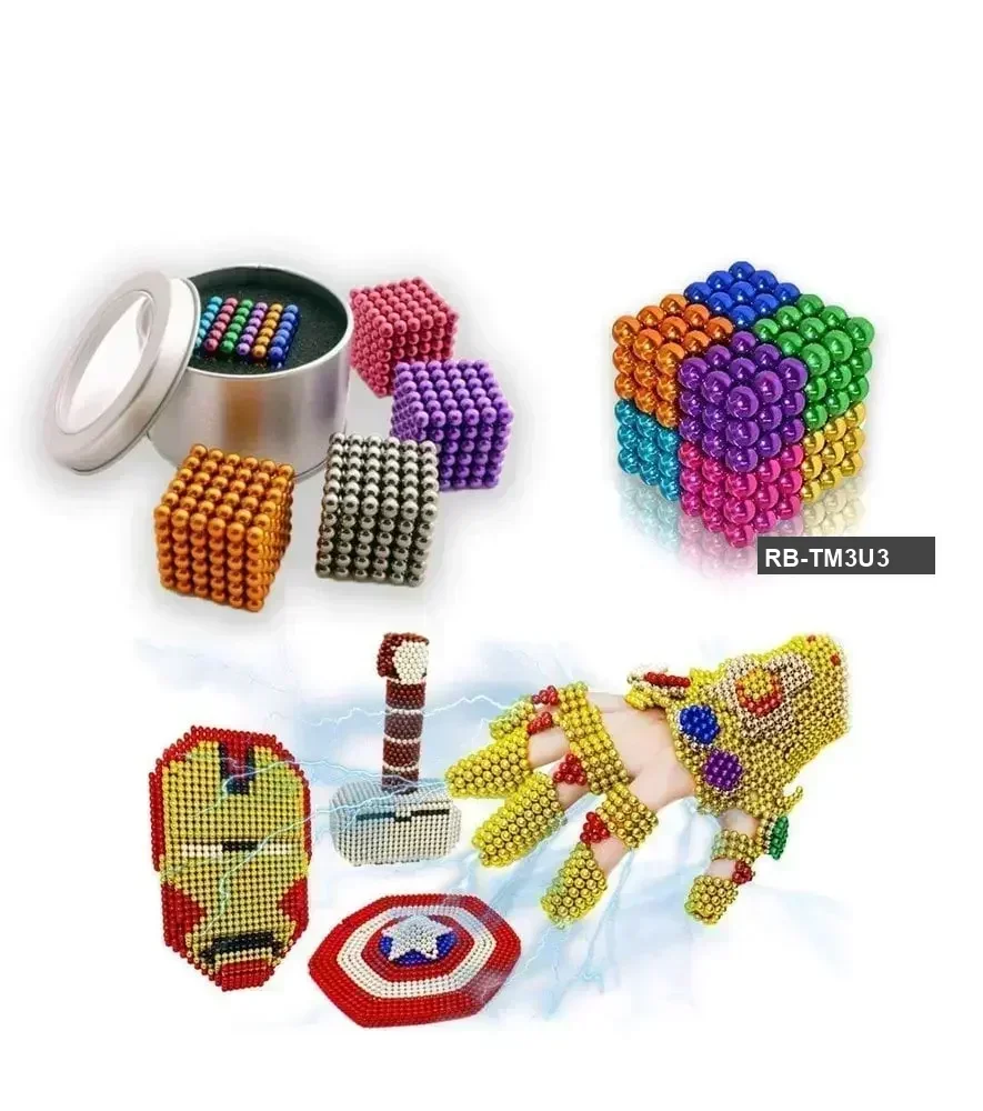 216 Pieces Magnetic Ball - Child Early Education & World Class Desk Toy