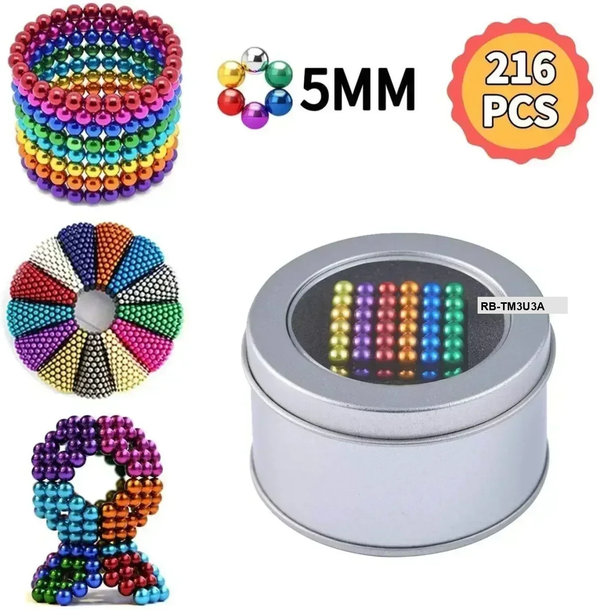 216 pcs Multicolor Ball