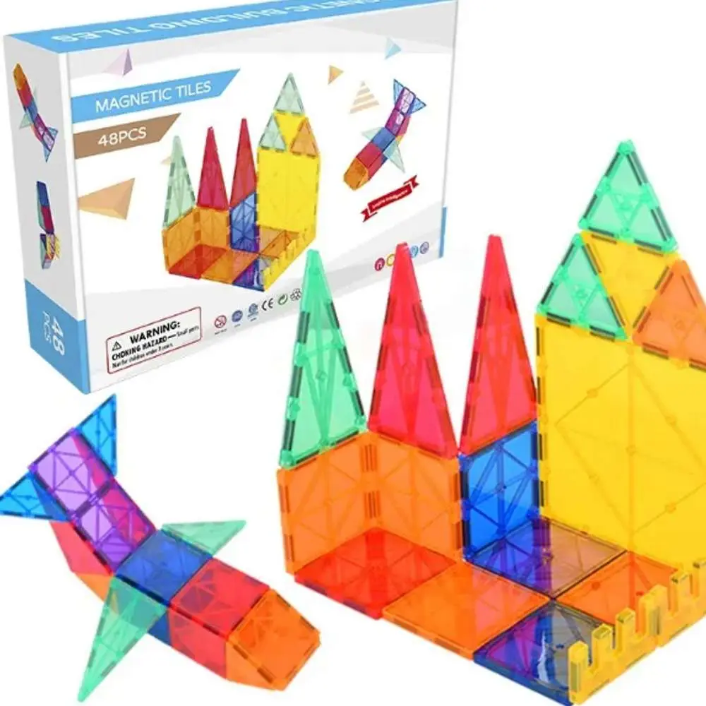 48 Pieces Magnetic Tiles
