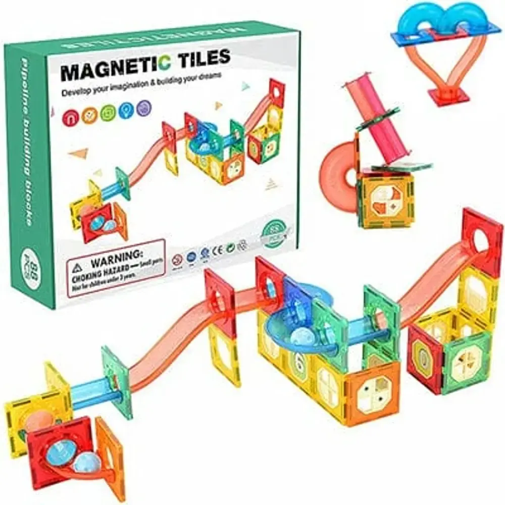 88 Pieces Magnetic Pipeline Tiles