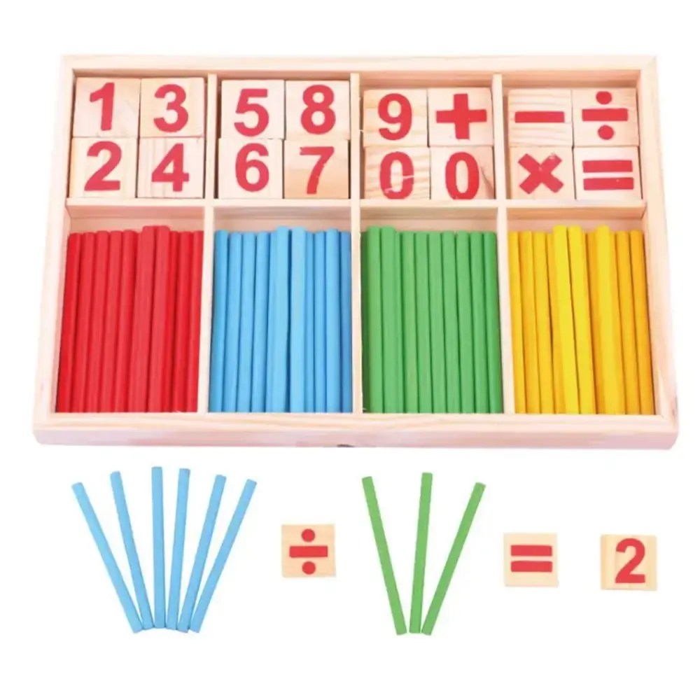 Wooden Mathematics Puzzle