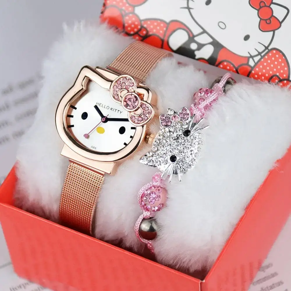 Hello kitty Watch Set with Bracelet