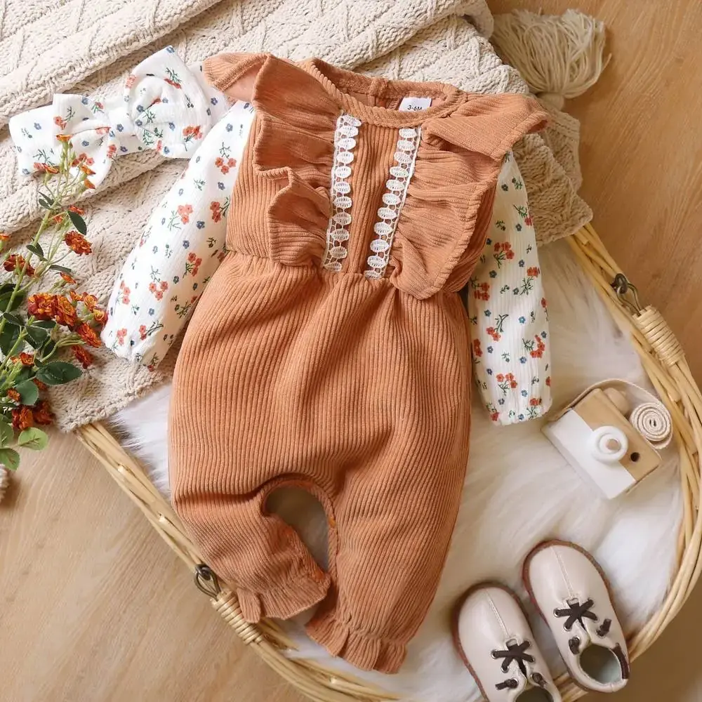 Infinity Baby warm Romper (light brown)
