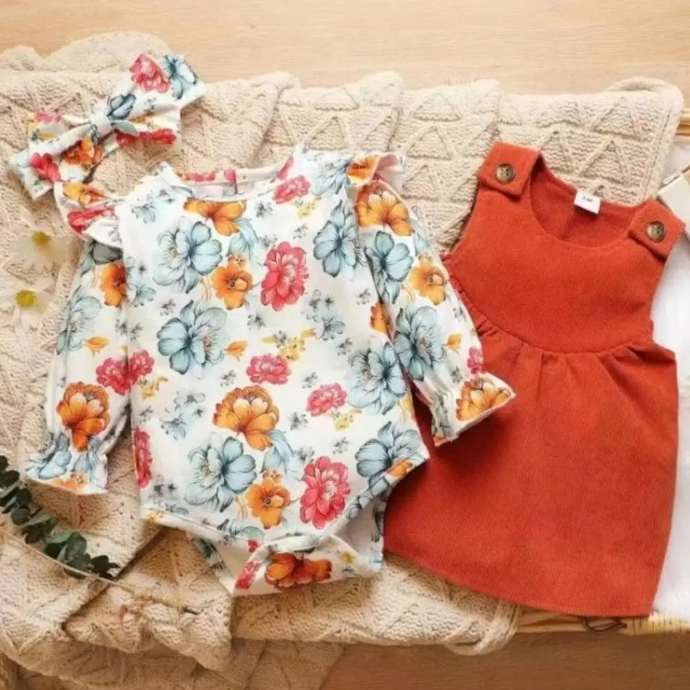 Soft Sweet Sustainable Floral Romper