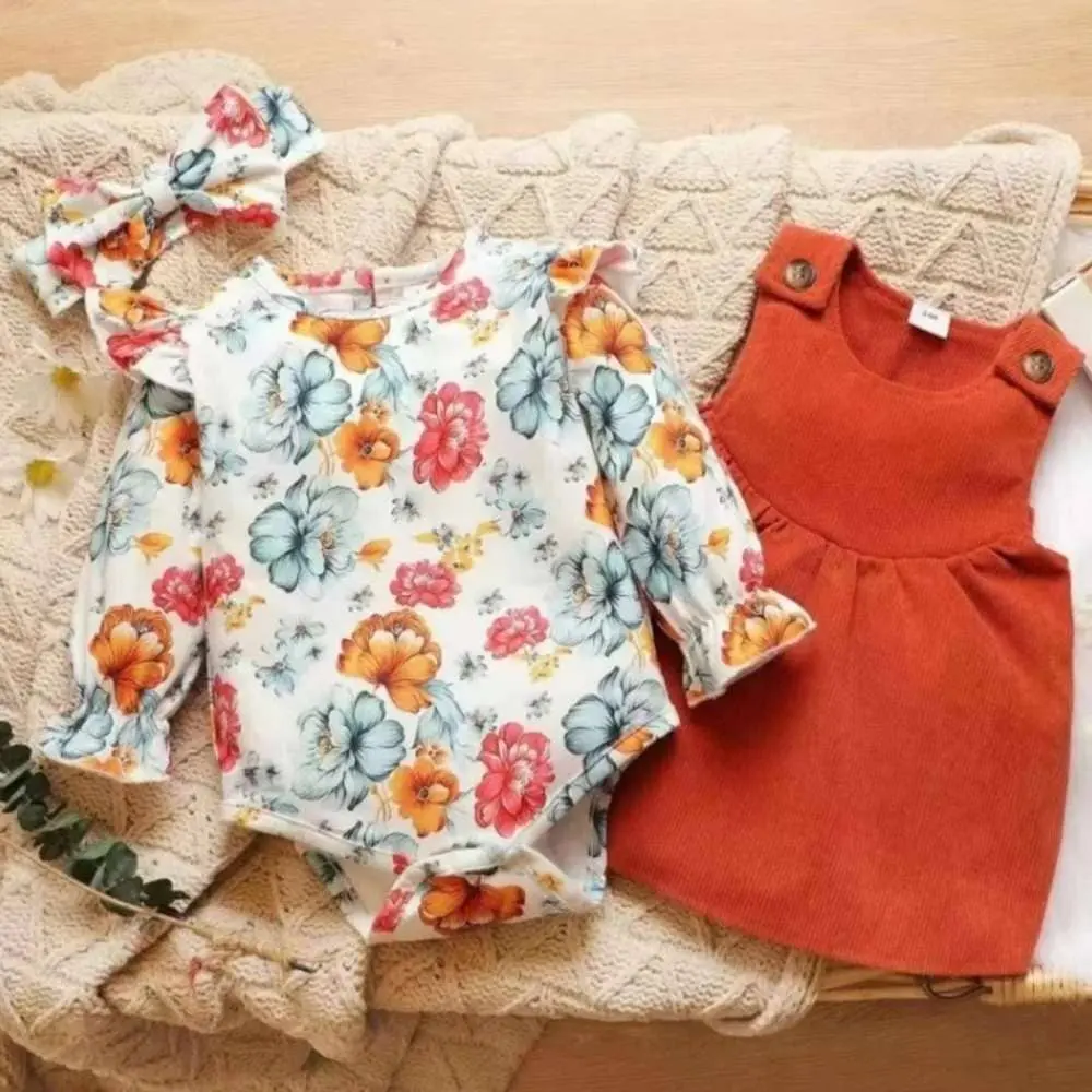 Soft Sweet Sustainable Floral Romper