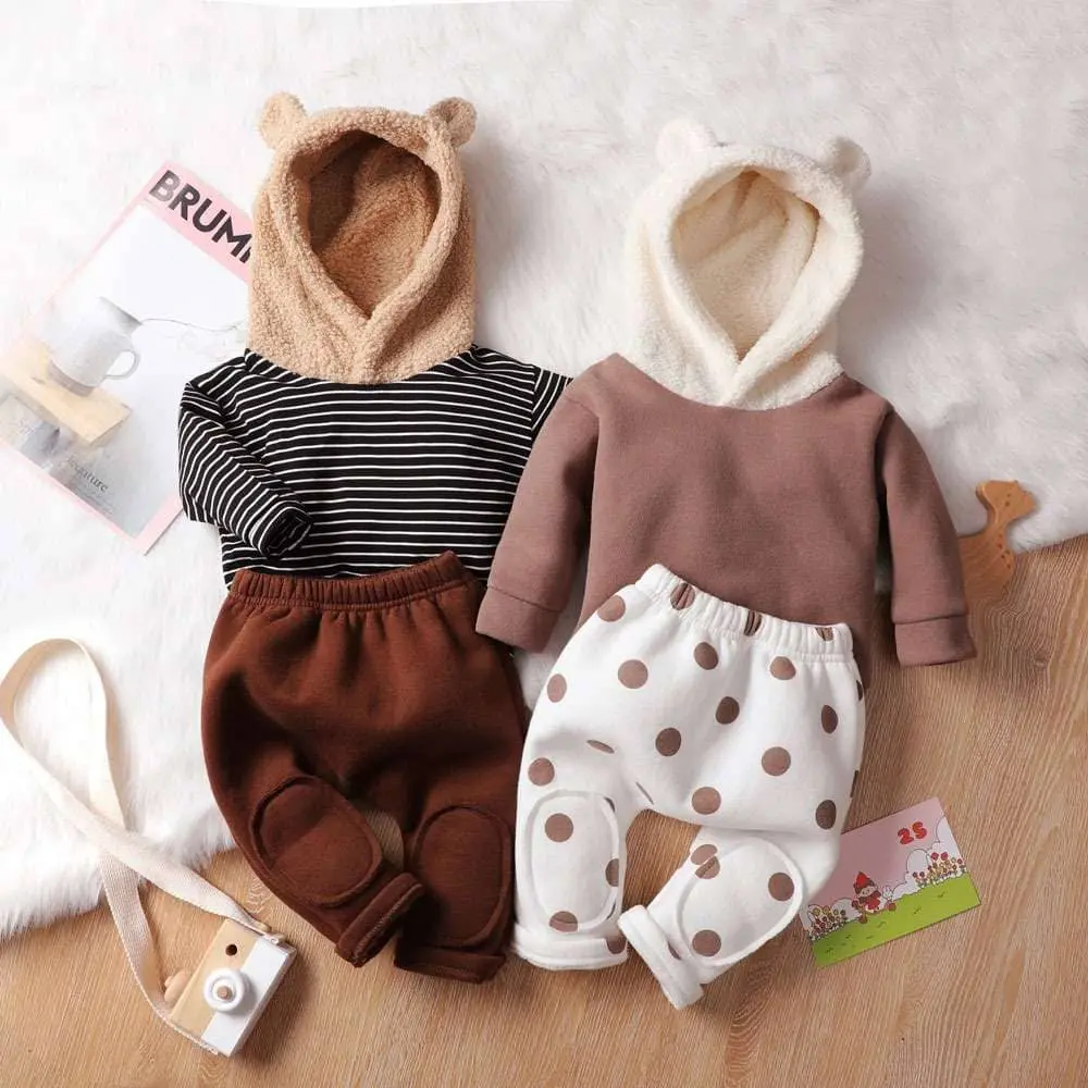 Black Check Hoodie with Pant