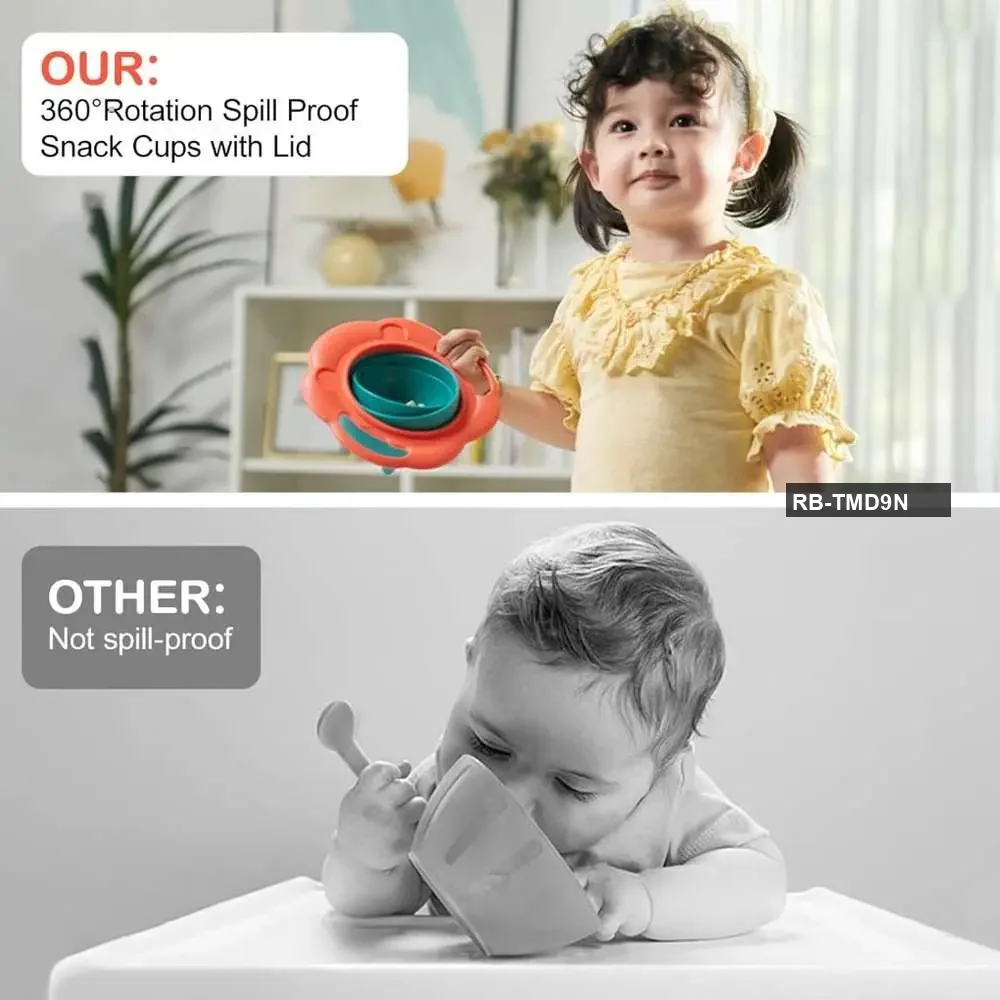 Baby Rotating Balance Gyro Food Bowl - Premium & Imported