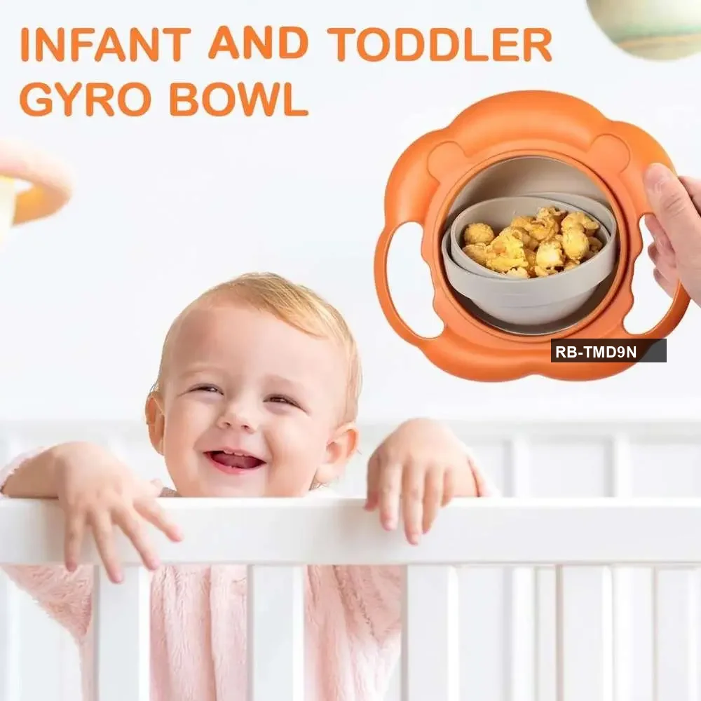 Baby Rotating Balance Gyro Food Bowl - Premium & Imported