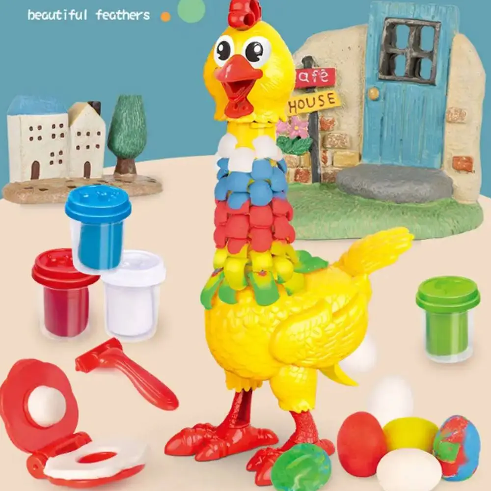 Chicken Polymer Colorful Dough Clay