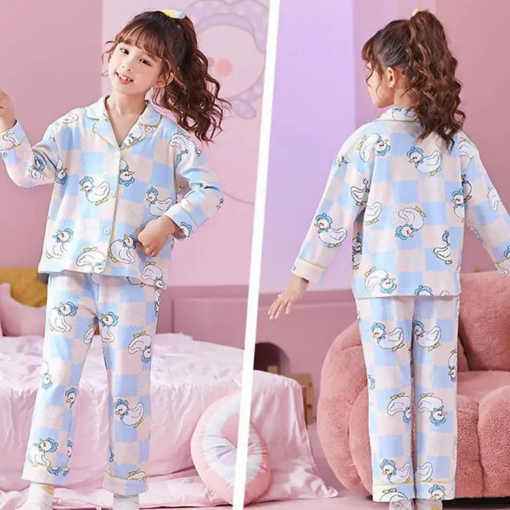 Duck Printed Winter Sleeping Pajama Suit