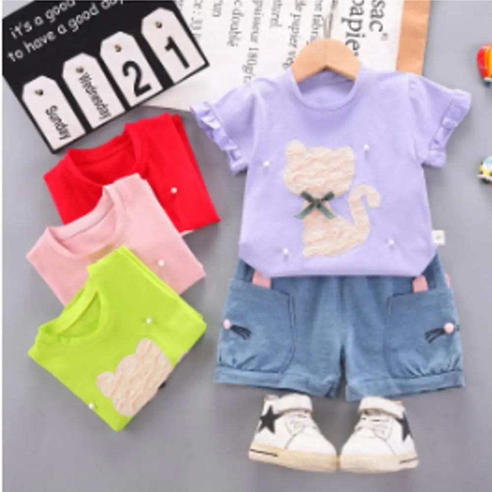 Kitten T-shirt and pant