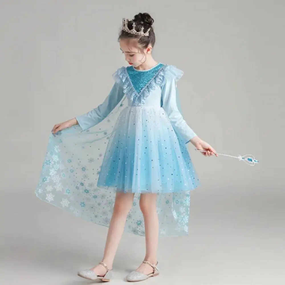 Mesh Tail Frozen Party Dress