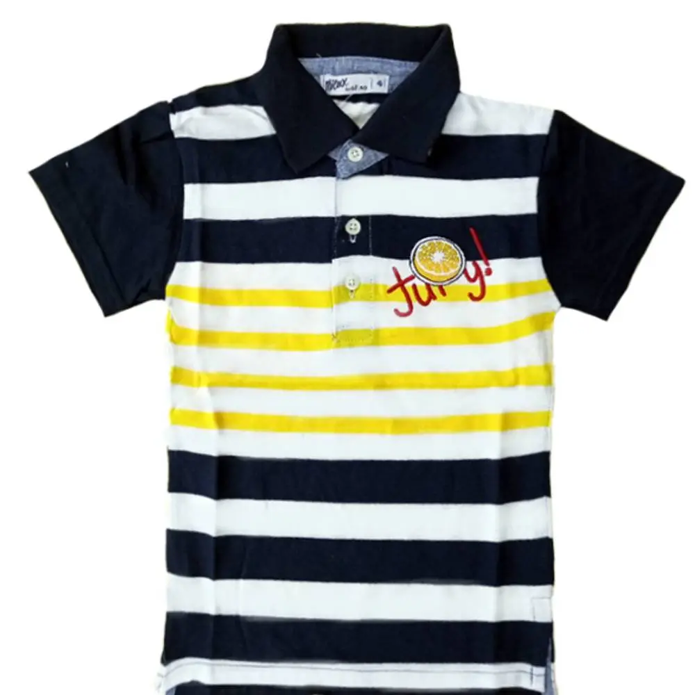 T-shirt black Yellow