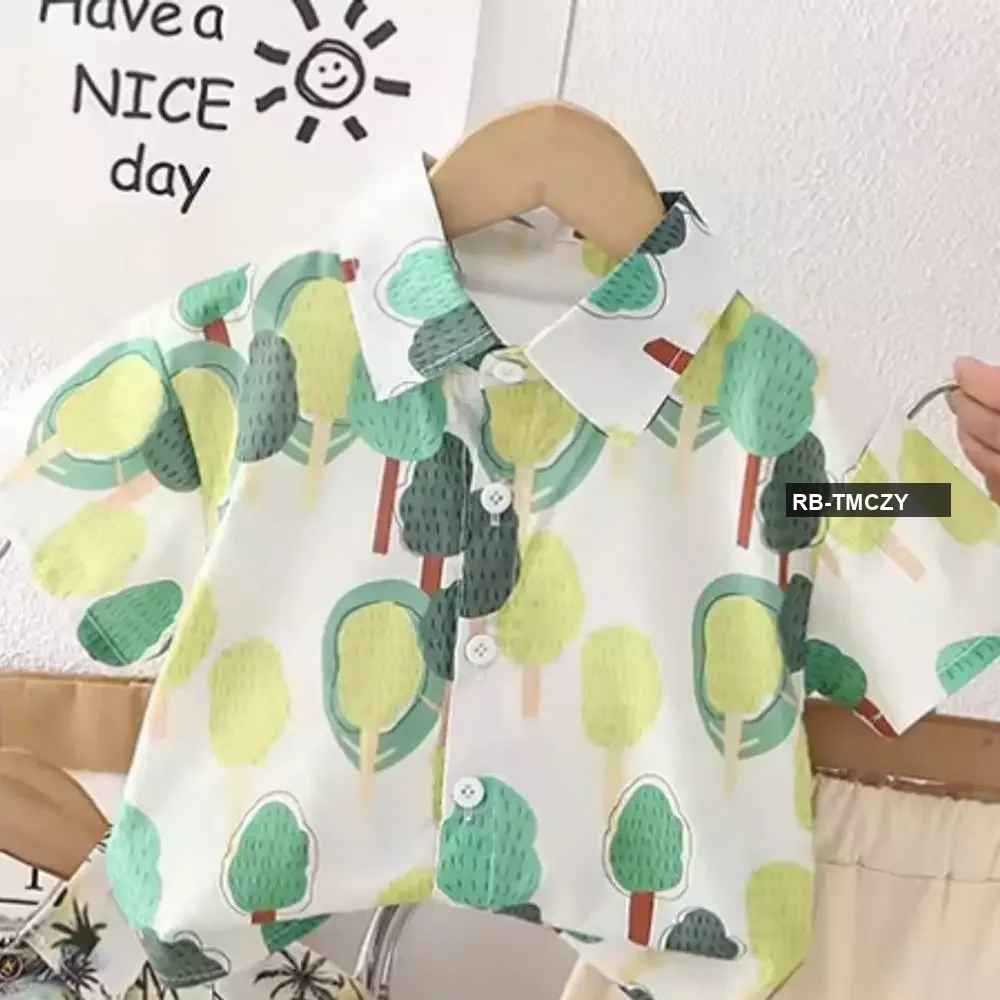 Cacabean Cotton Shirt set