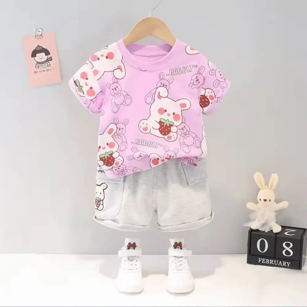 Micky Rabbit T-shirt and pant - Boy's Summer suit
