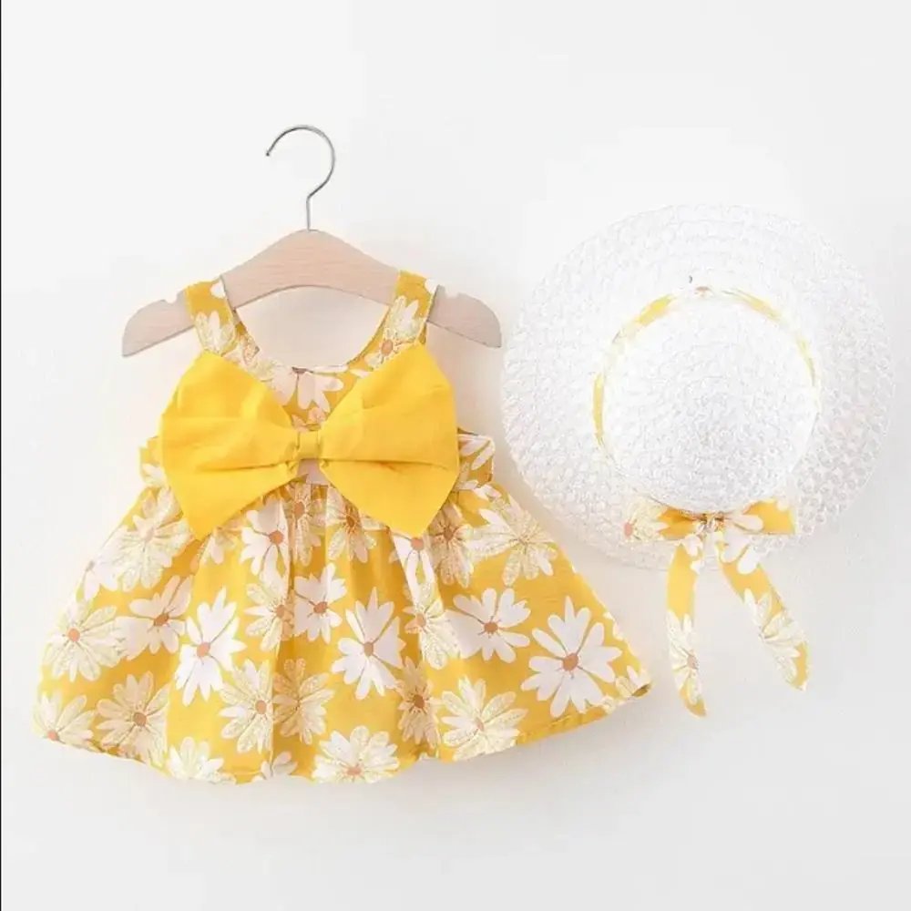 Printed beach suit with cap . Boy's Summer suit