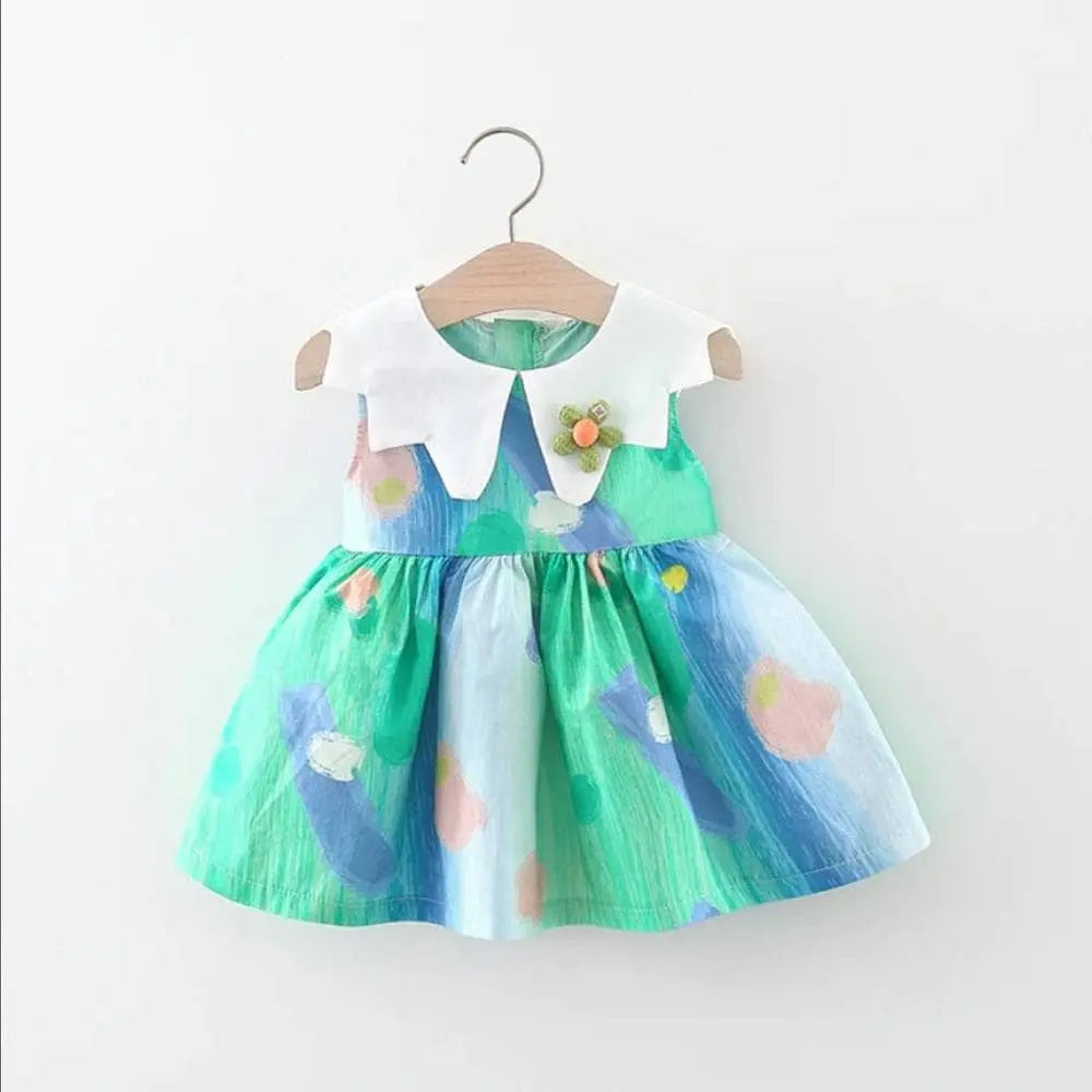 Cloudy frock. Summer suit for  Girls