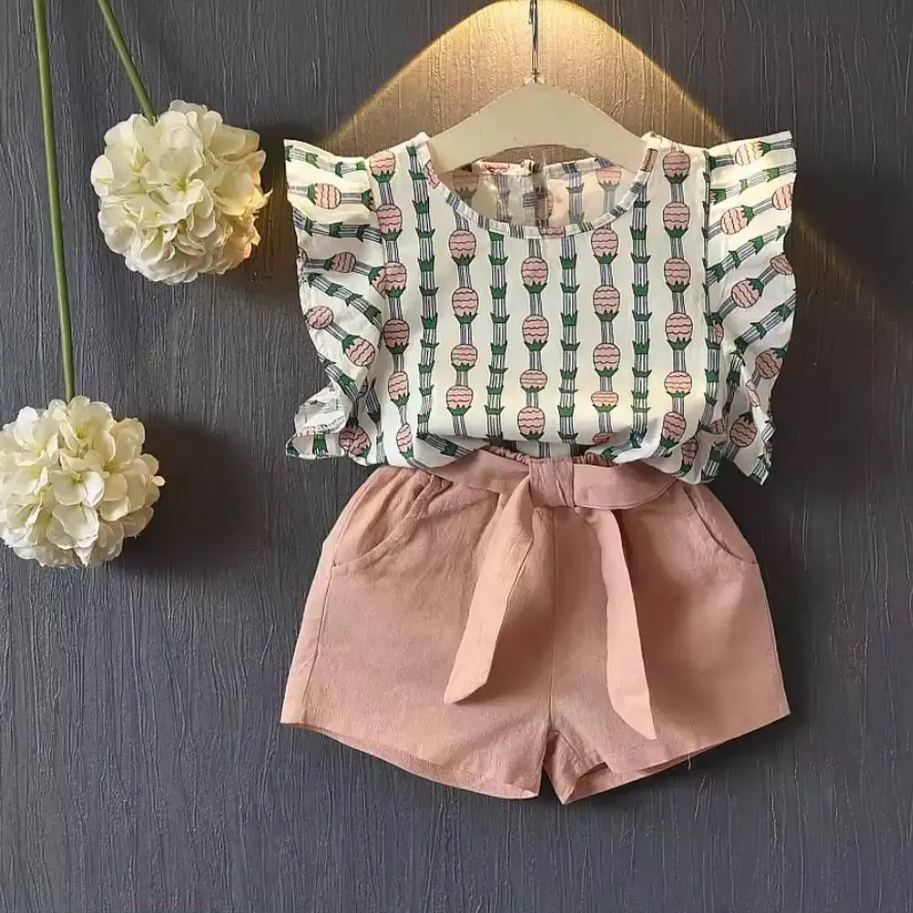 Raffle Shorts and Tops . Summer Girls Dress