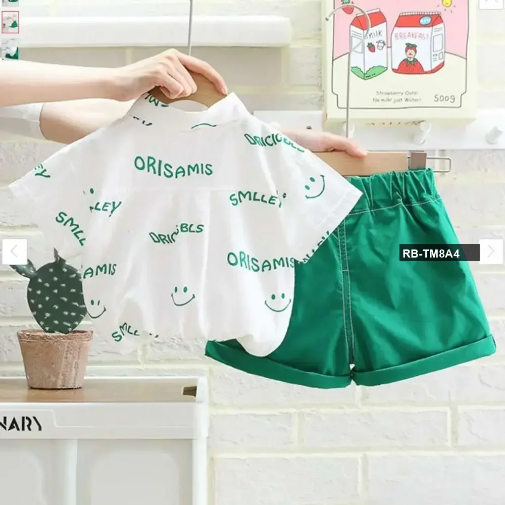 Smiley Shirt and Pant Green