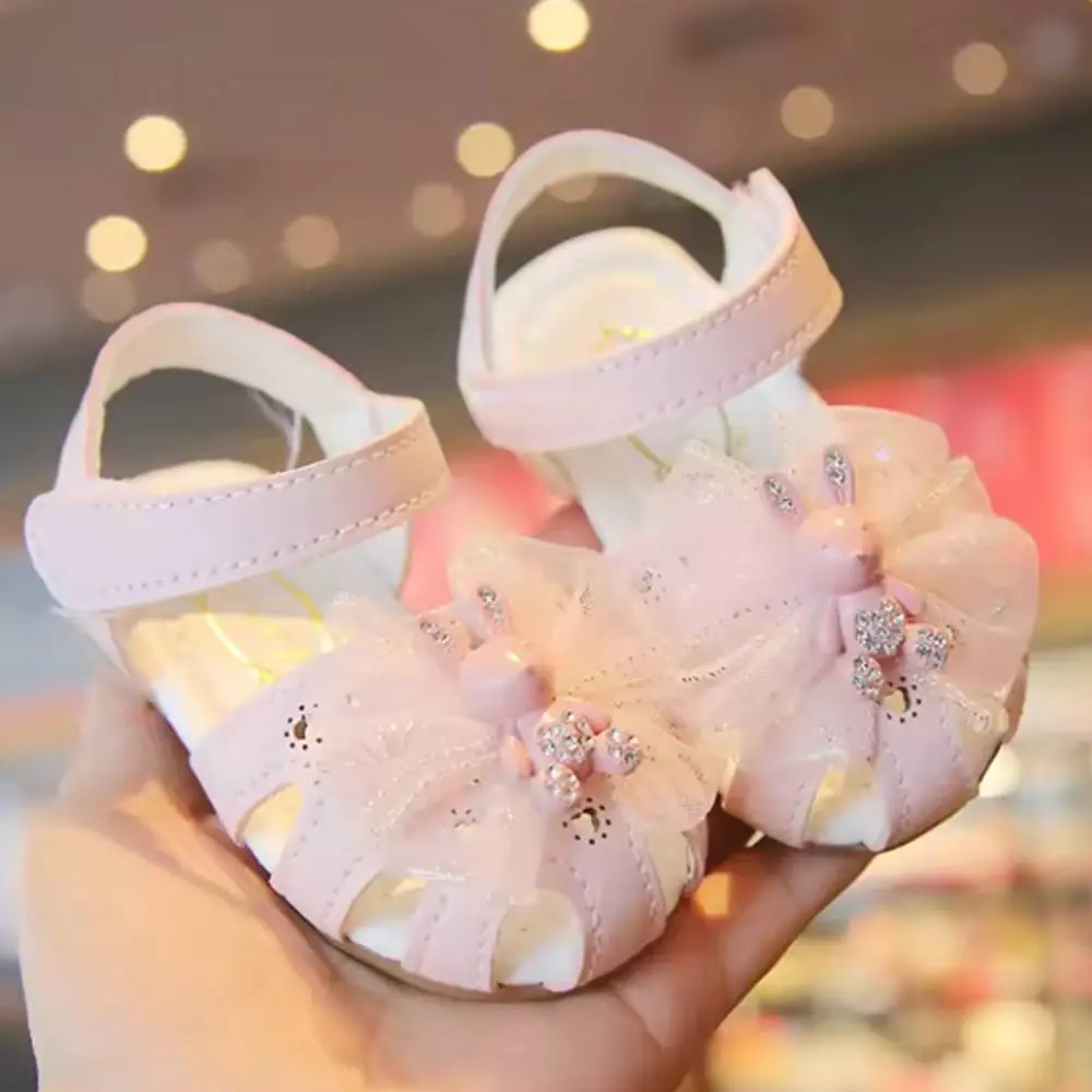 Rabbit Bow Shoe Pink / Size : 06-12 Month (12Cm)
