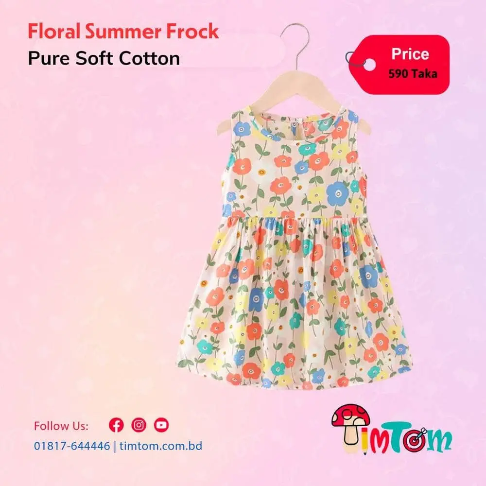 Floral Summer Frock - Baby Girl Summer Dress