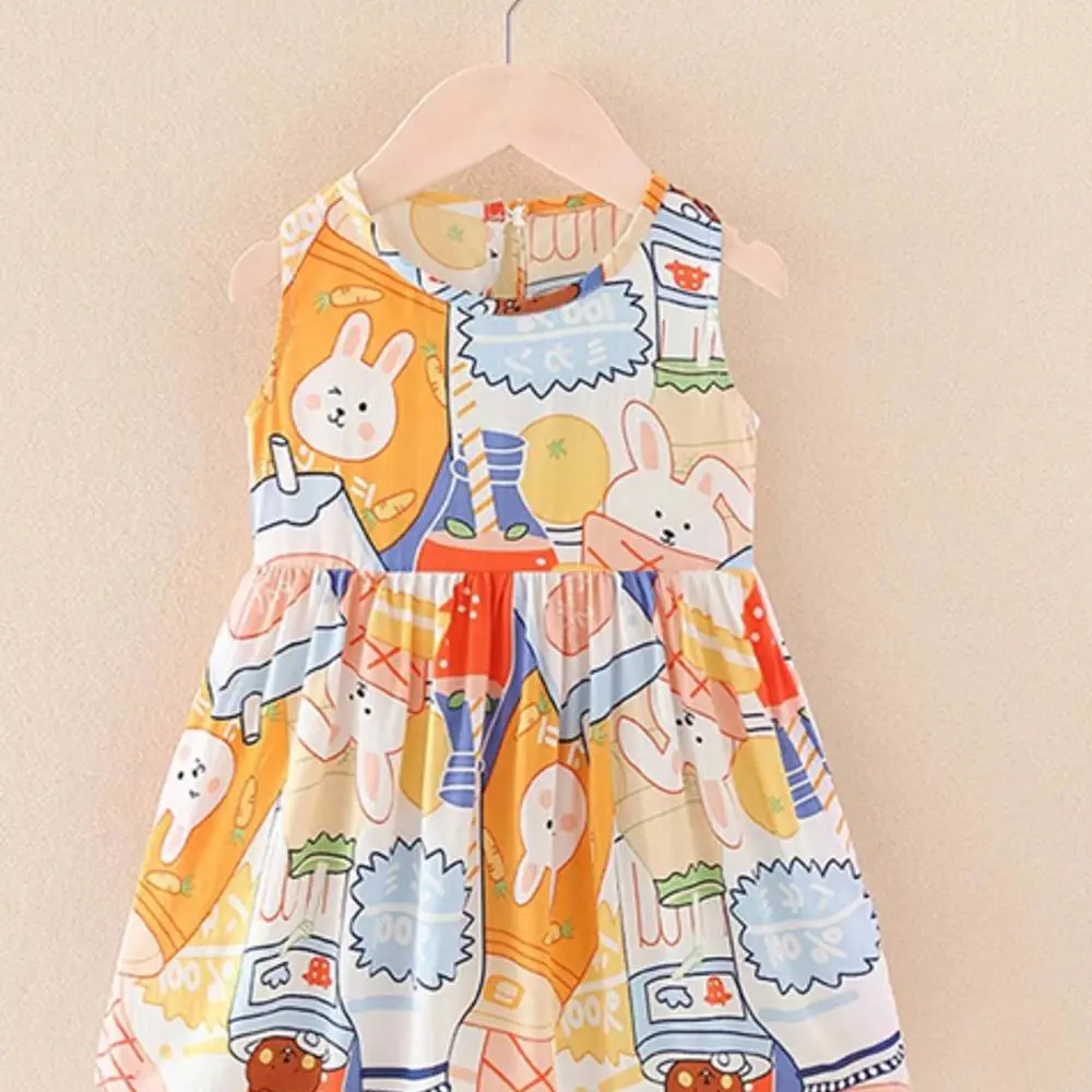 Cartoon Cat Frock / 02-03 Years