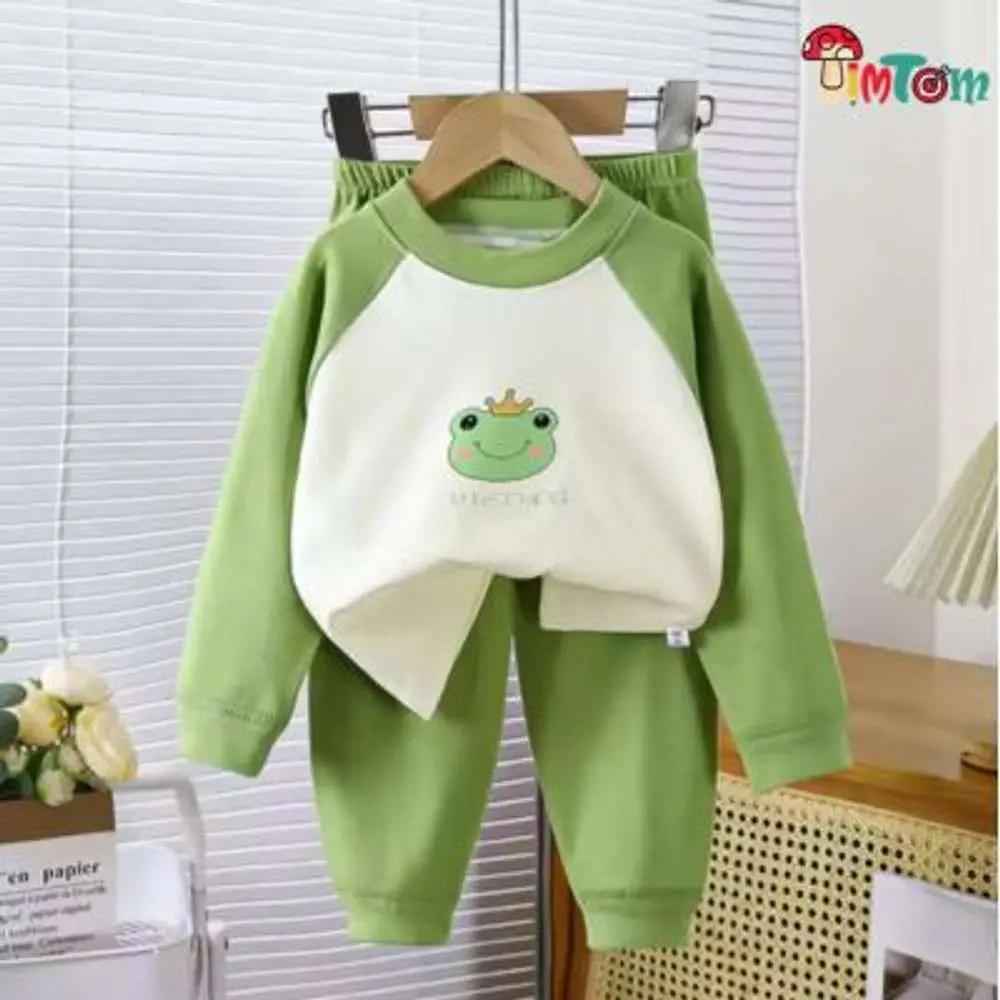 T-shirt Set Cute Frog / 1-2 Years (90cm)