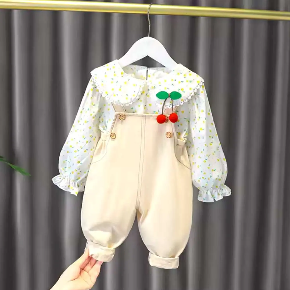 Girls Lace Suspender - Imported Baby Dress