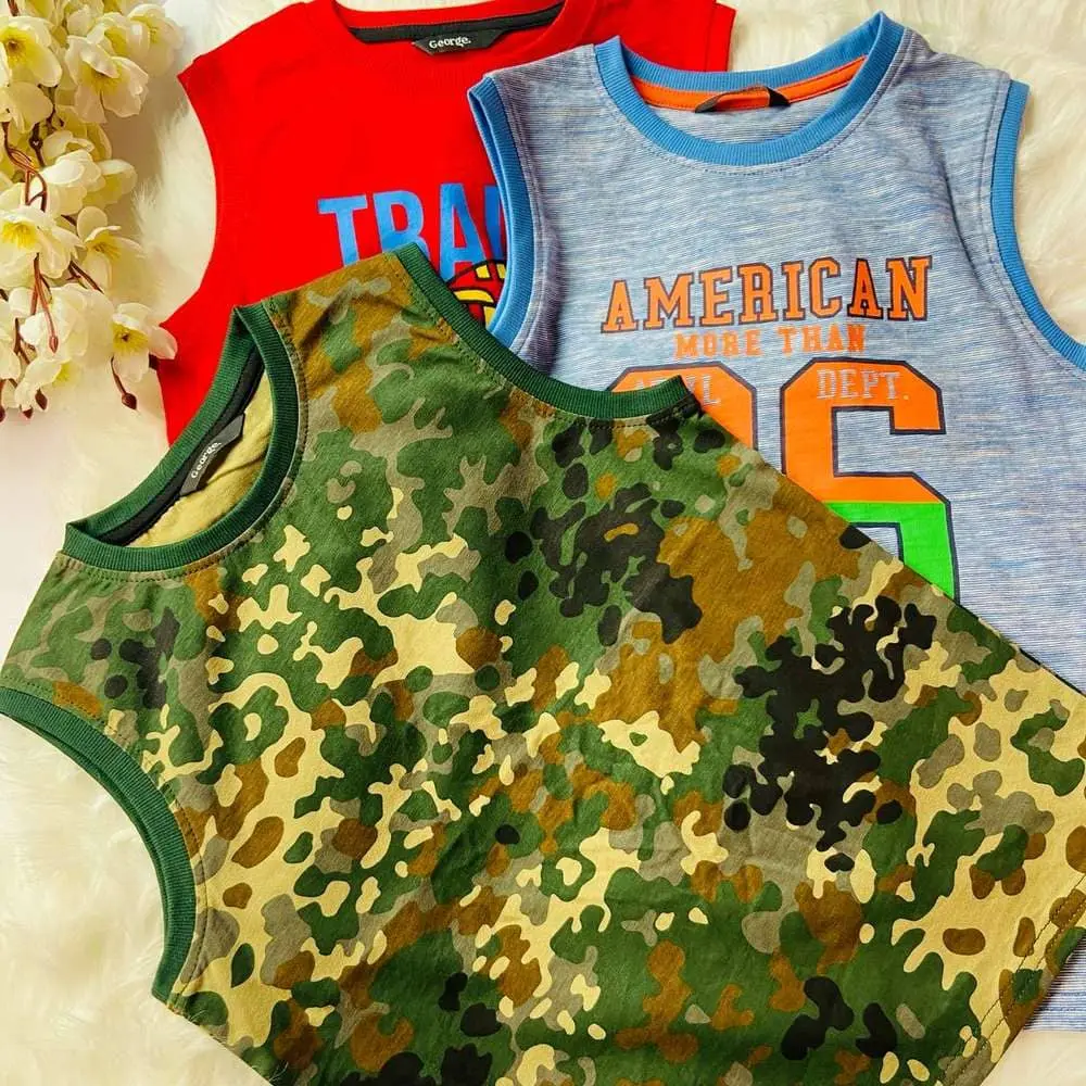 Premium Baby Summer Maggy T-Shirt - 3 Pcs Combo Set