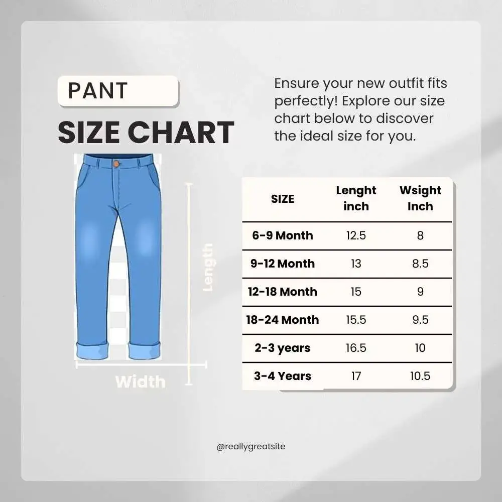 Kids Wash Jeans- 3 Pcs Combo Set