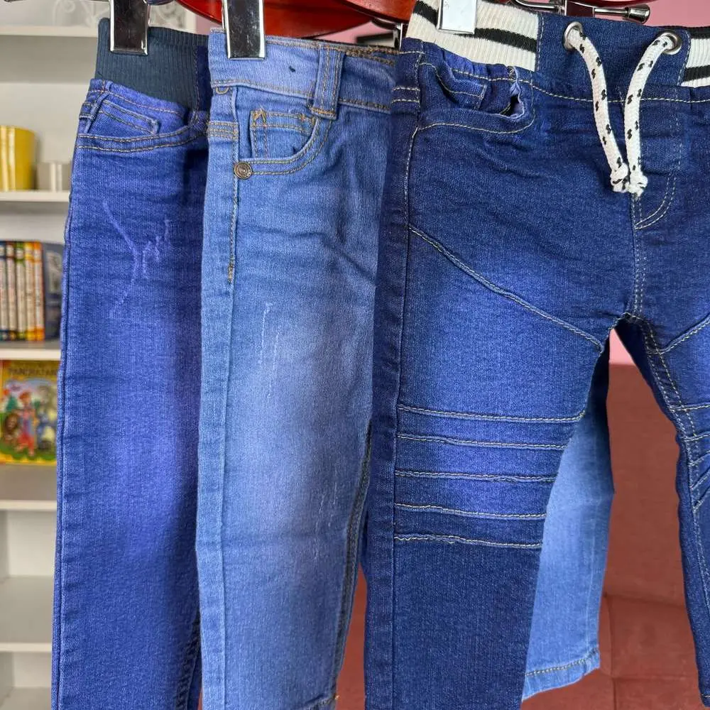 Kids Wash Jeans- 3 Pcs Combo Set