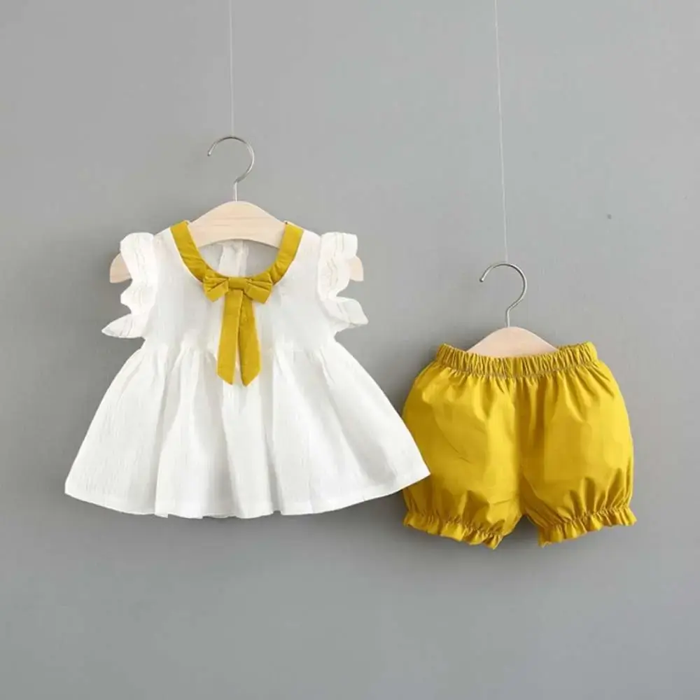Bow Collar Shorts and Tops - Imported Summer Clothing