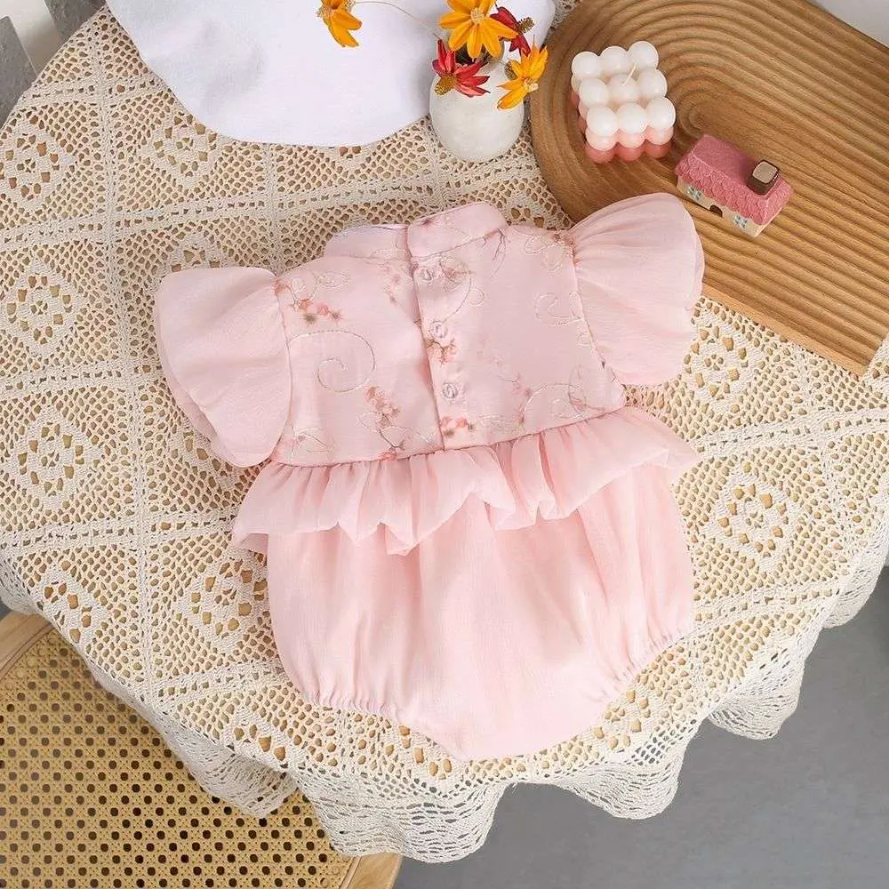 Bubble Romper Pink