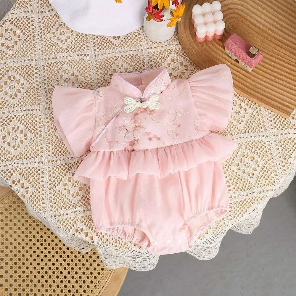 Bubble Romper Pink / 6-12 Month