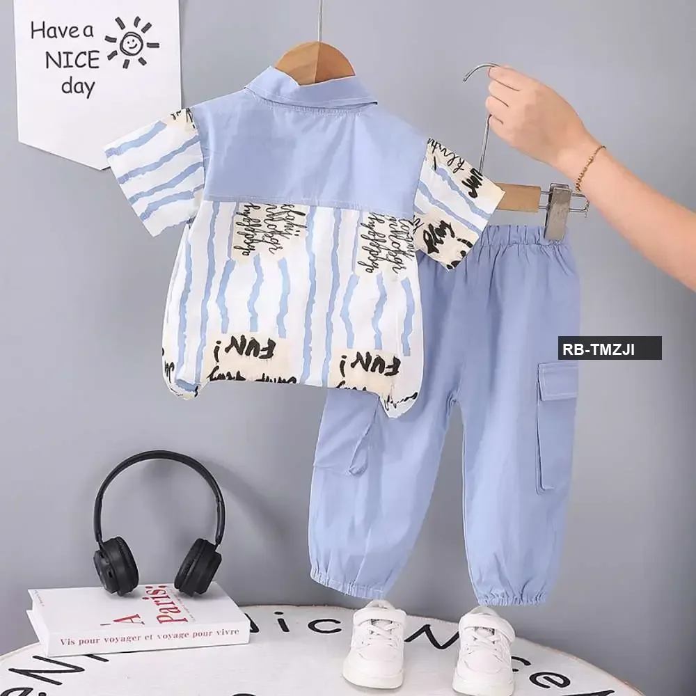 Boys Fun Time - 2 Pcs Set - Imported Baby Clothing