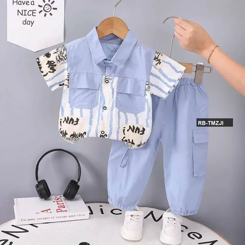 Boys Fun Time - 2 Pcs Set - Imported Baby Clothing