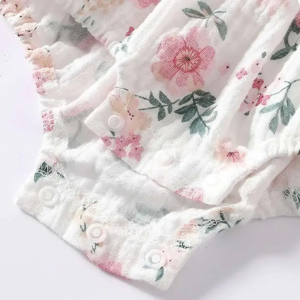Phancy Flower Romper with Cap
