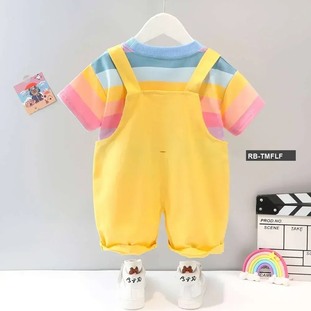 Happy Bear suspender - Baby Summer Clothing