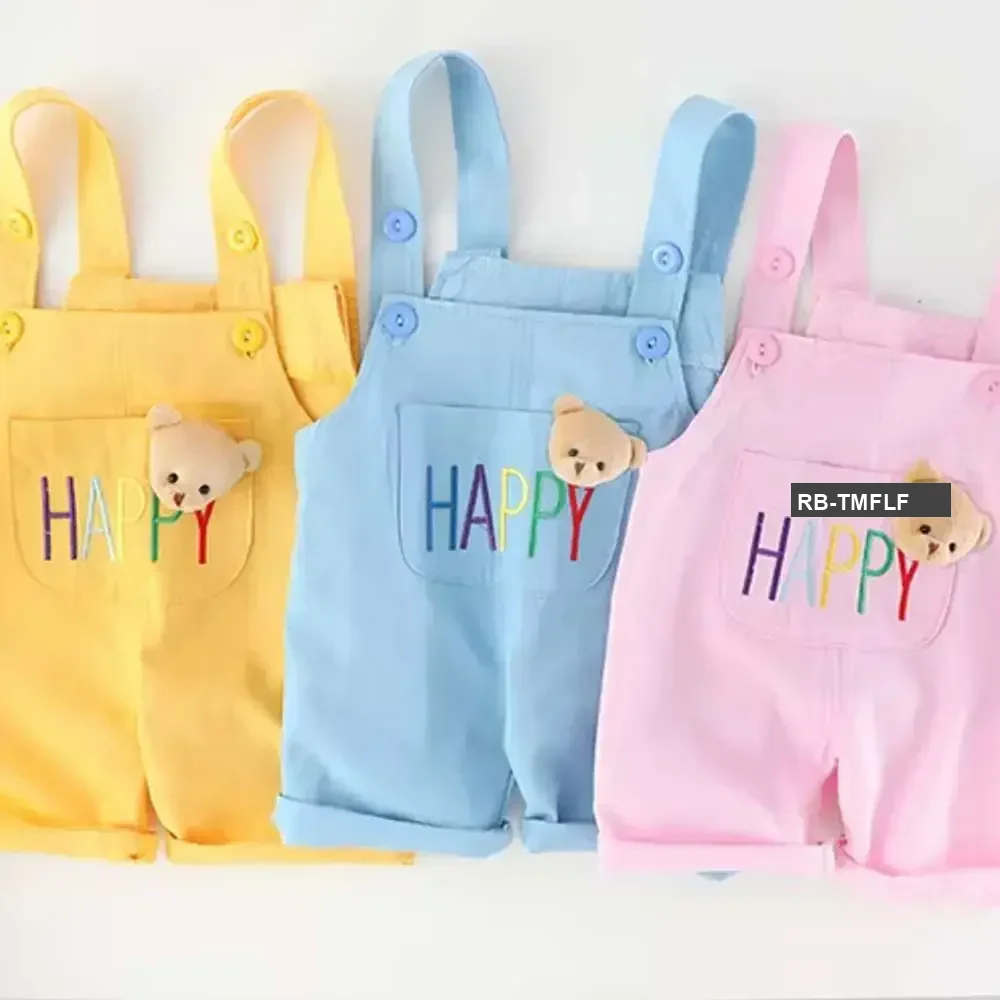 Happy Bear suspender - Baby Summer Clothing