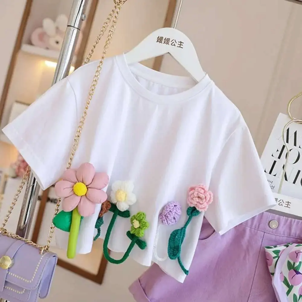 Flower T-shirt For baby . Pure soft comfortable wear