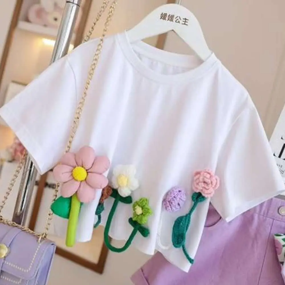 Flower T-shirt For baby . Pure soft comfortable wear