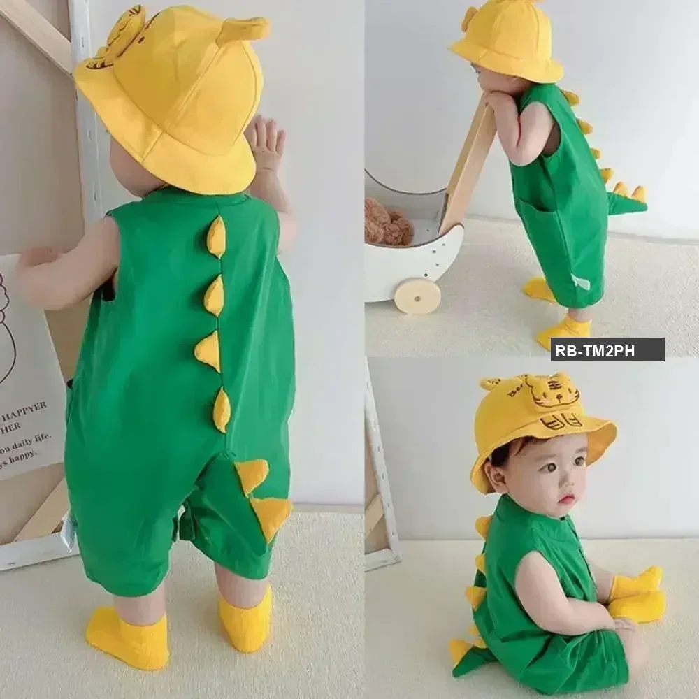 3D Romper Crocodile Romper - Summer Friendly Dress for Baby