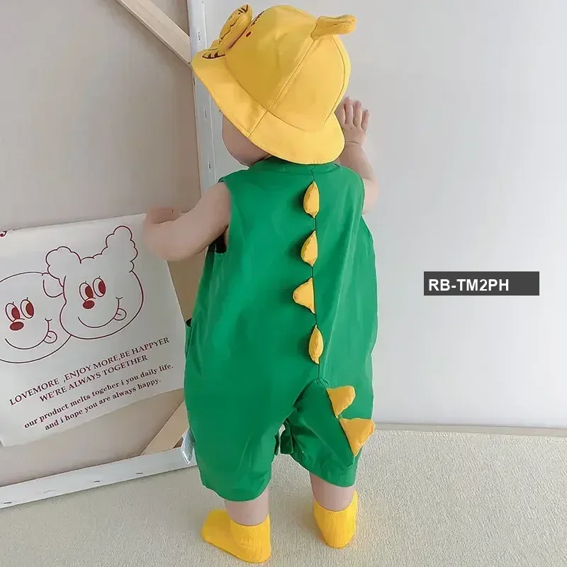 3D Romper Dinosaur Romper - Summer Friendly Dress for Baby