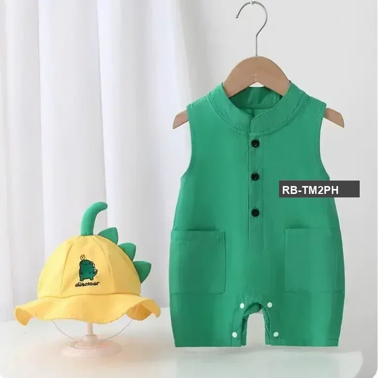 3D Romper Dinosaur Romper - Summer Friendly Dress for Baby