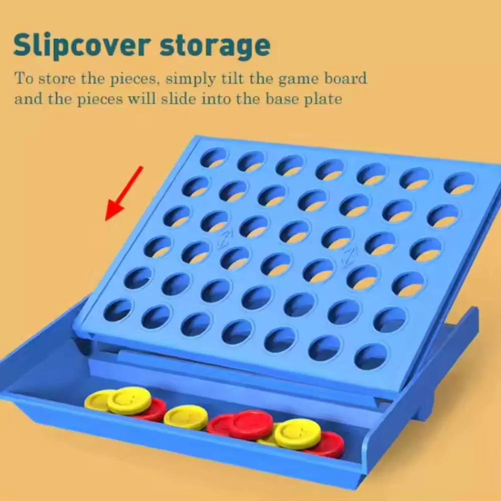 Mini 4-Line Connect Game – Pocket-Sized Fun & Learning for Kids