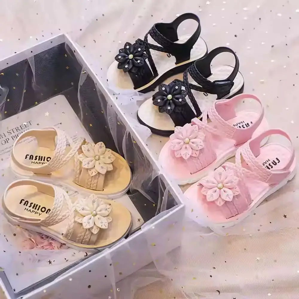 Silicon Flower Sandals for Baby Girls (Age 2–5) – Imported from China