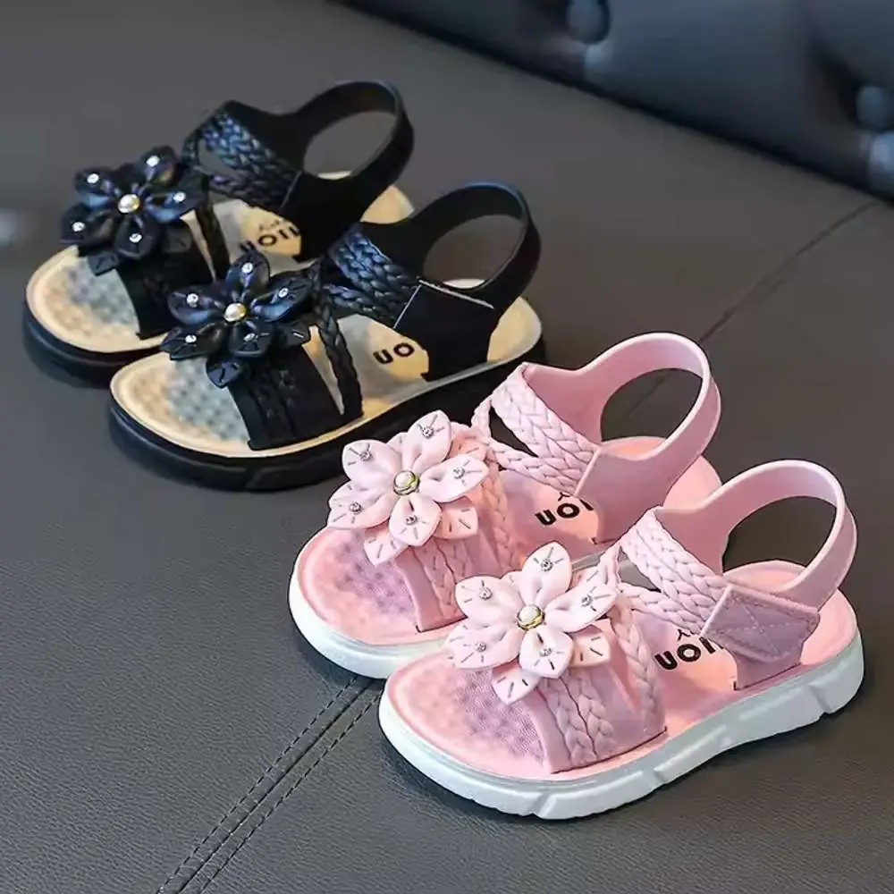 Silicon Flower Sandals for Baby Girls (Age 2–5) – Imported from China